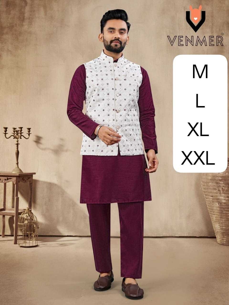 YNF Wholesale Malay Satin Silk Mens Kurta Pyjama KESH650 new | Surat Manufacturer