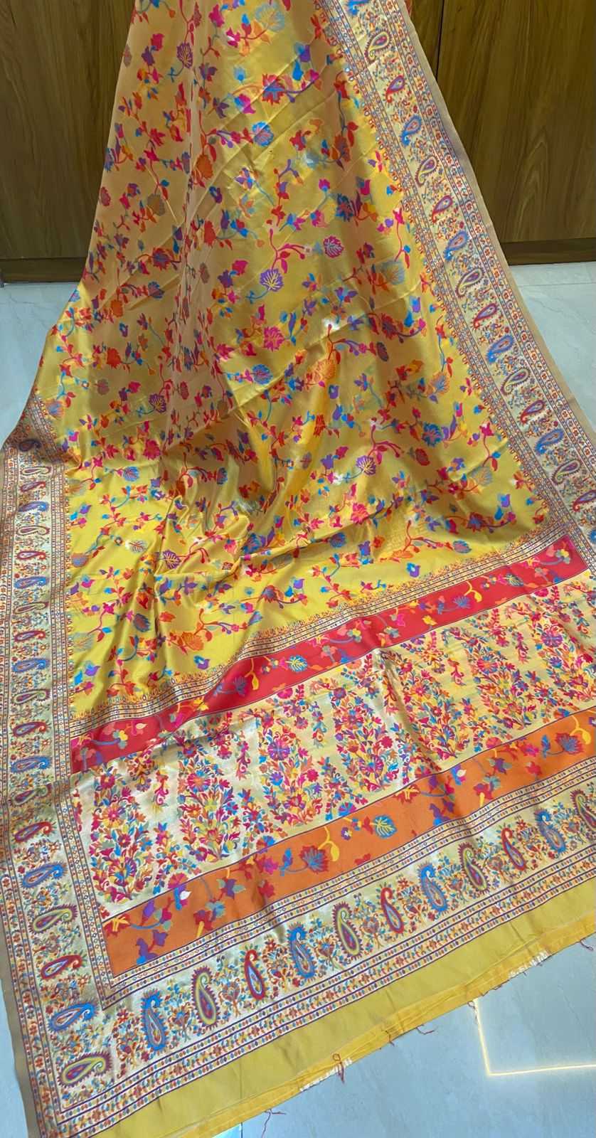 YNF Wholesale Pashmina Fancy Sarees KESH140 Saumika | Surat Manufacturer