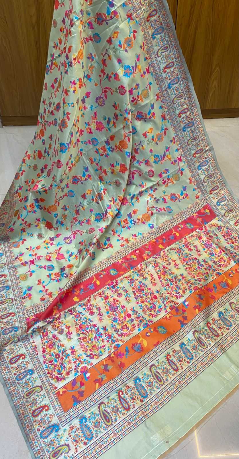 YNF Wholesale Pashmina Fancy Sarees KESH140 Saumika | Surat Manufacturer