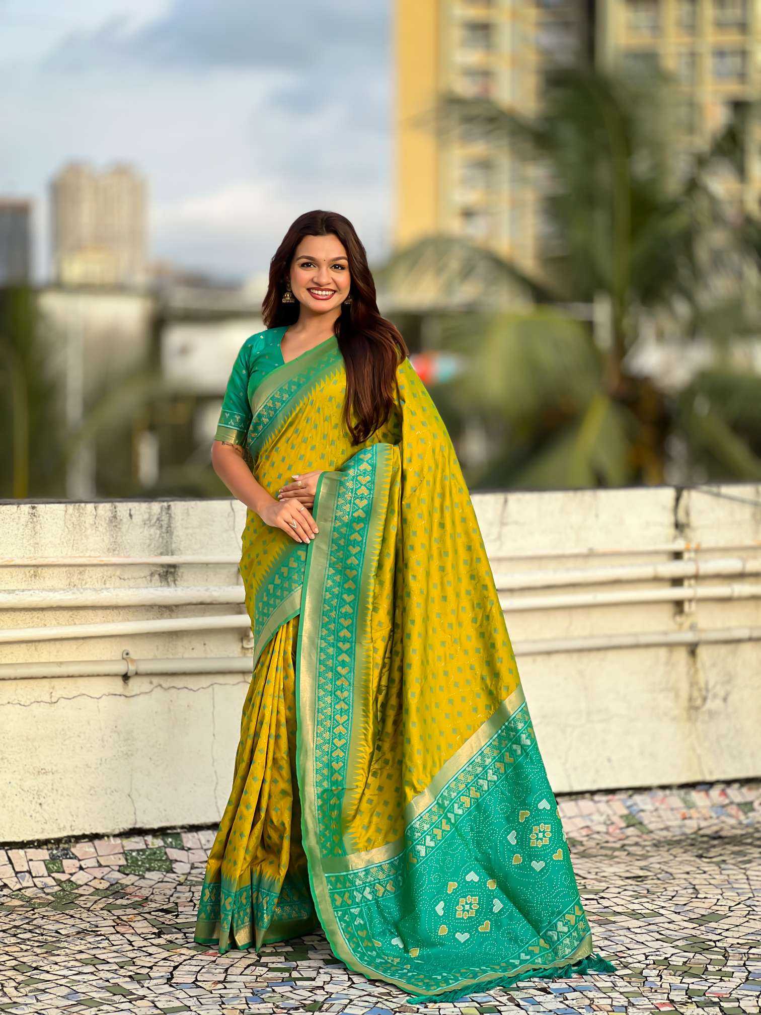 YNF Wholesale Patola Silk Traditional Silk Sarees RIN116 MADHURI | Surat Manufacturer