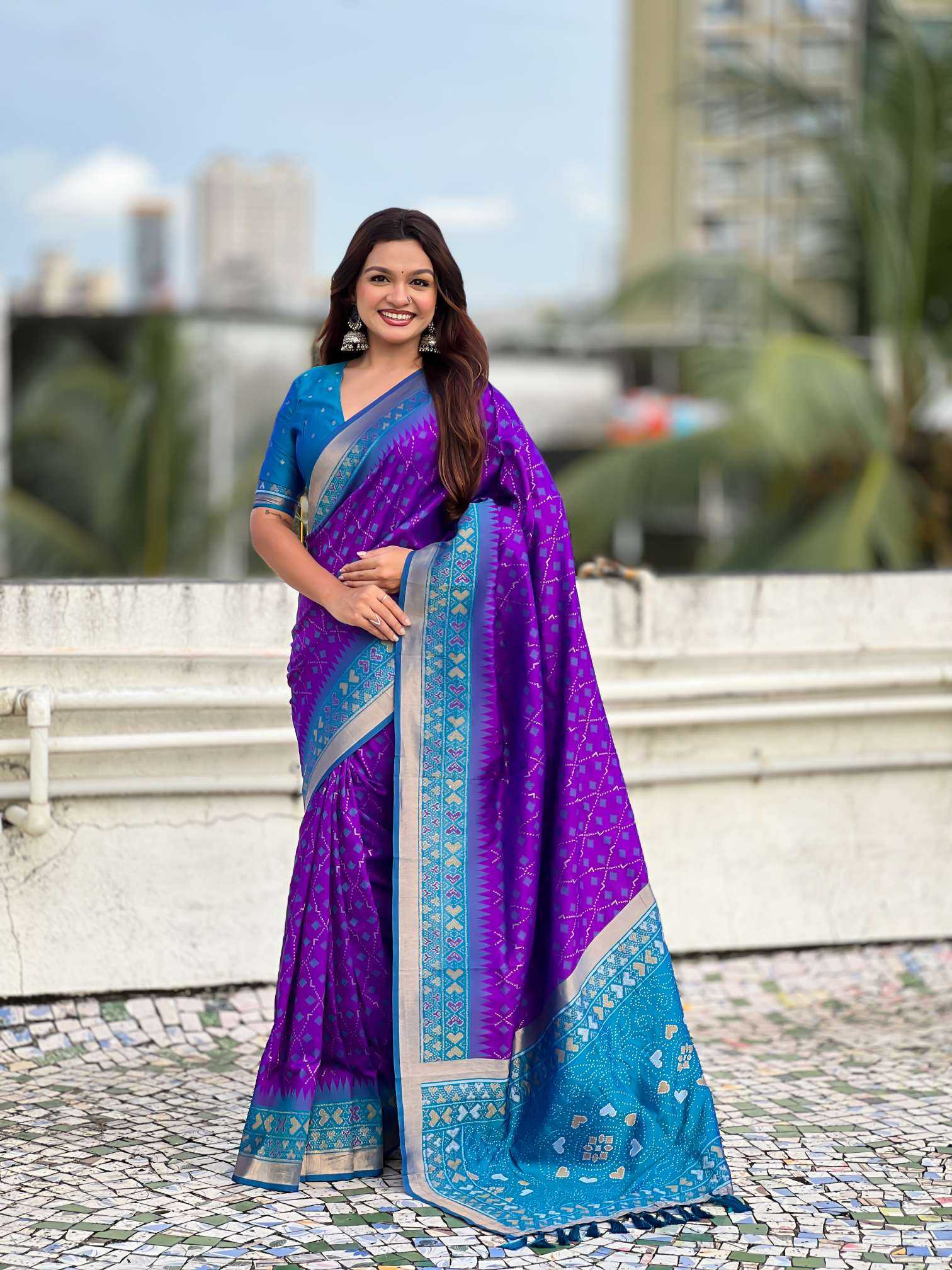 YNF Wholesale Patola Silk Traditional Silk Sarees RIN116 MADHURI | Surat Manufacturer