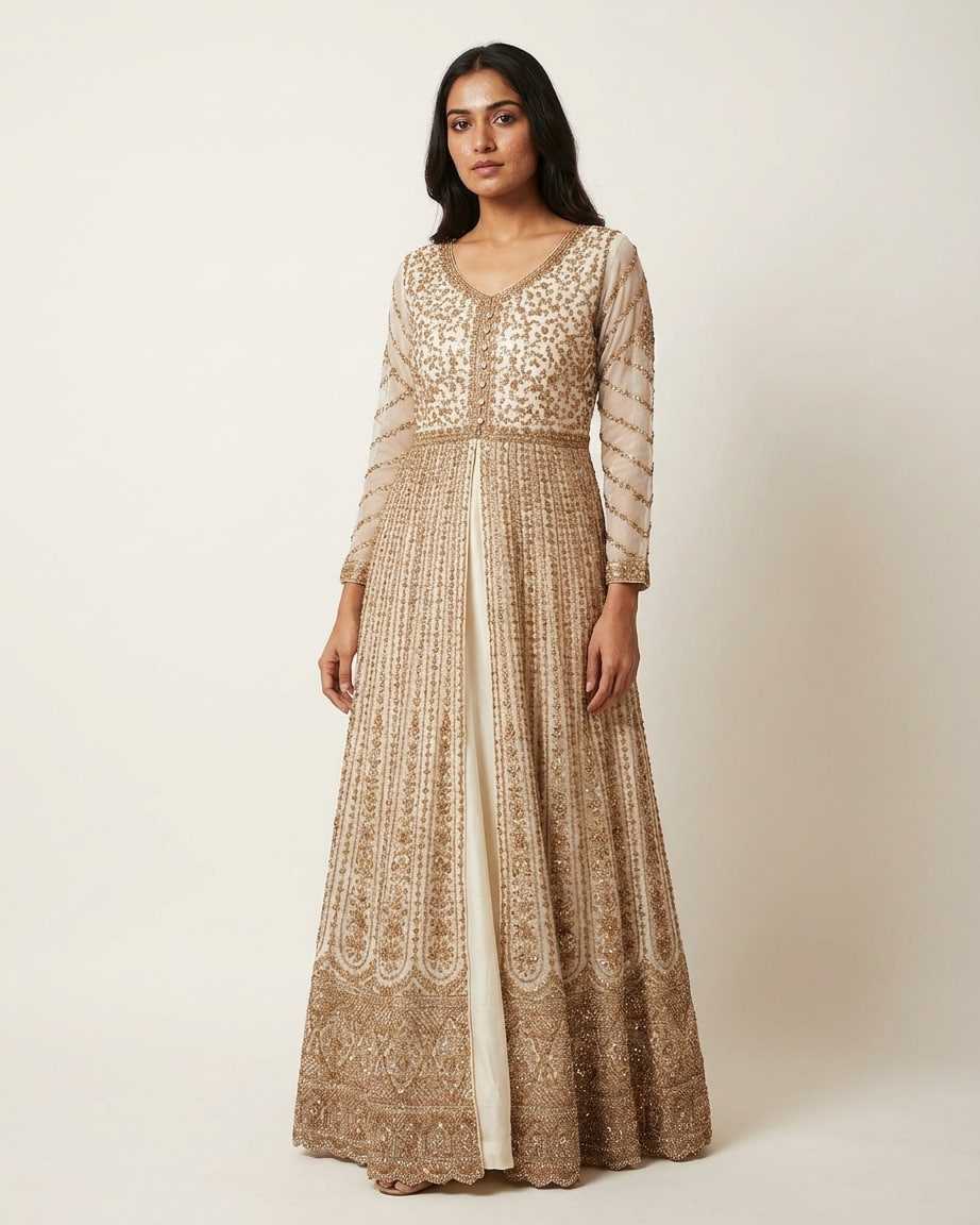 YNF Wholesale Premium Silk Anarkali Gown KESH579 | Surat Manufacturer