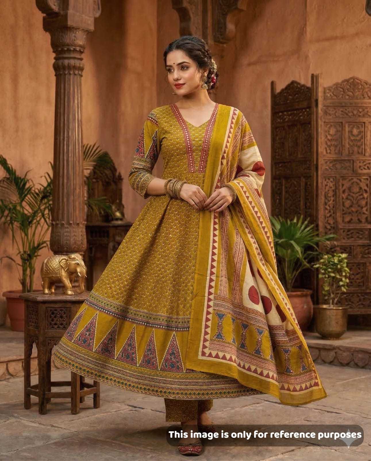 YNF Wholesale Pure Cotton Printed Gowns KESH147 112 | Surat Manufacturer