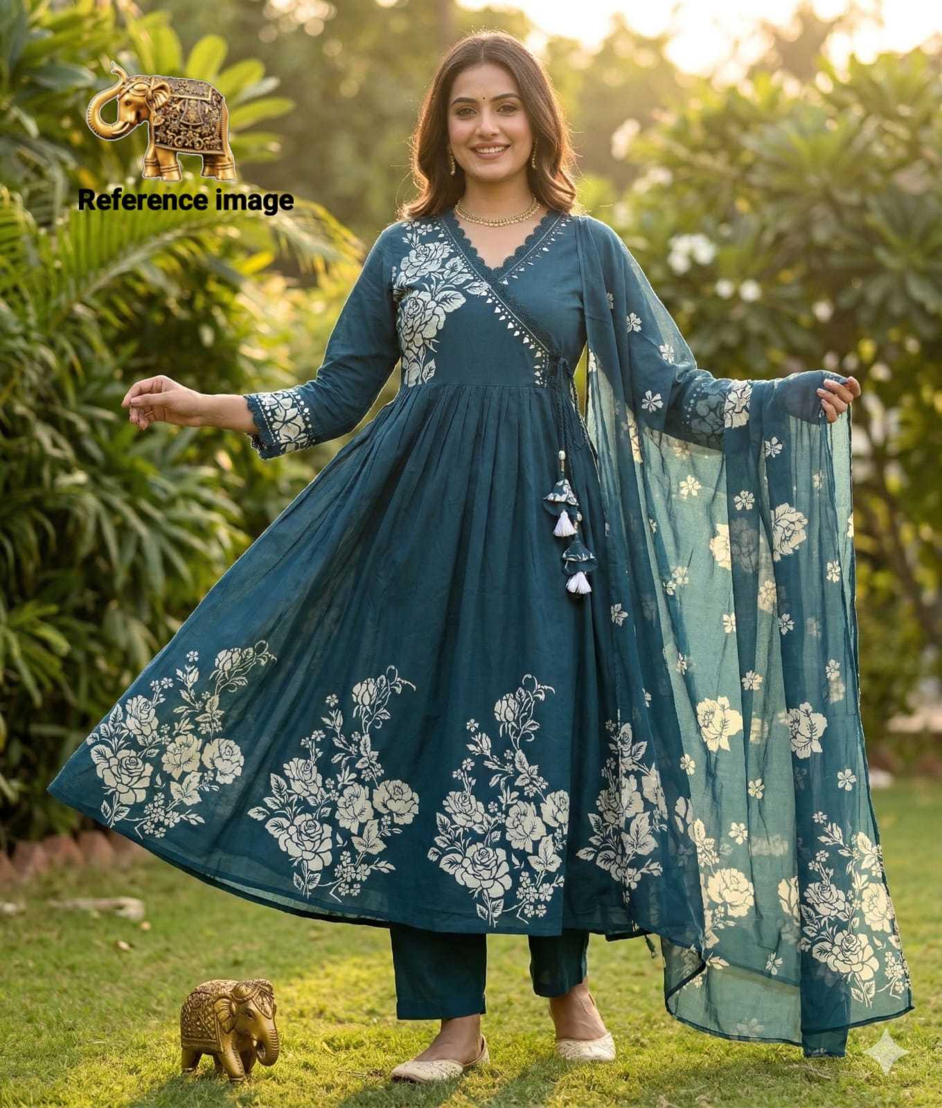 YNF Wholesale Pure Cotton Printed Gowns KESH147 129 | Surat Manufacturer