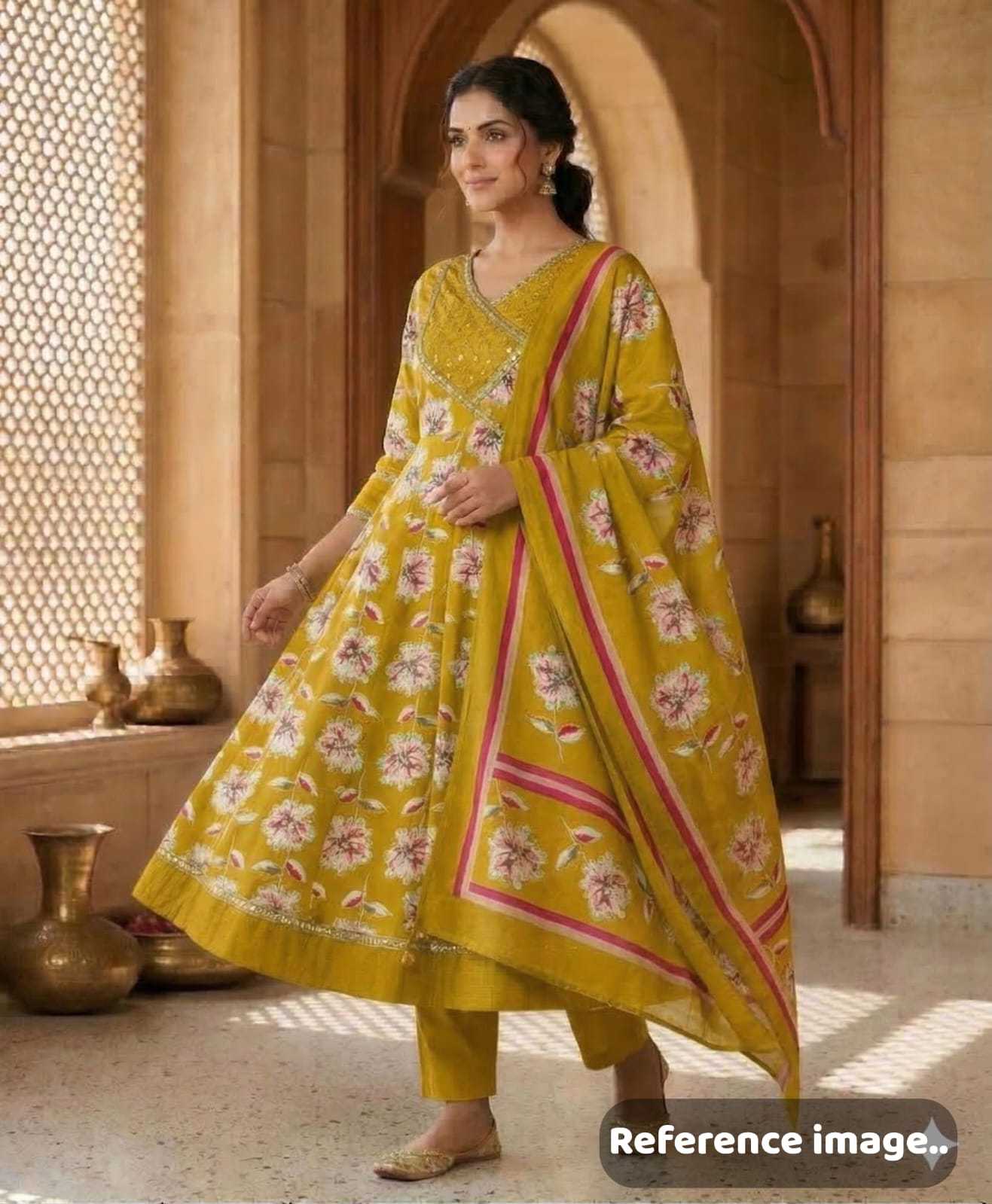 YNF Wholesale Pure Cotton Printed Gowns KESH147 129 | Surat Manufacturer