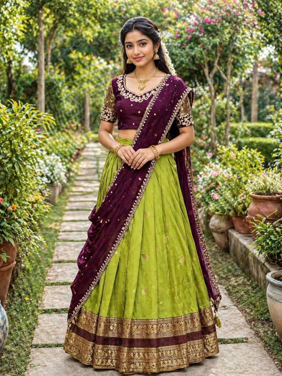 YNF Wholesale Rangoli Silk Lehenga Sarees KESH505 Layer | Surat Manufacturer
