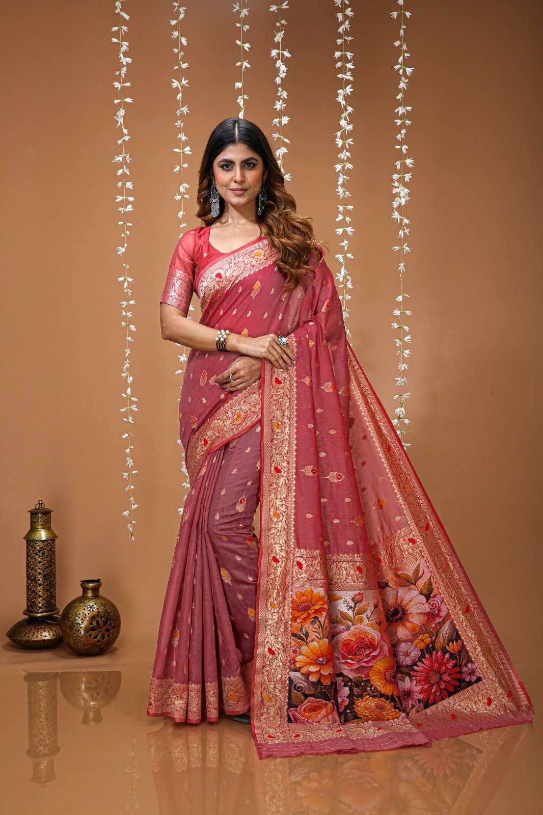 YNF Wholesale Silk Cotton Fancy Sarees KESH577 CM-SPAN 3D | Surat Manufacturer