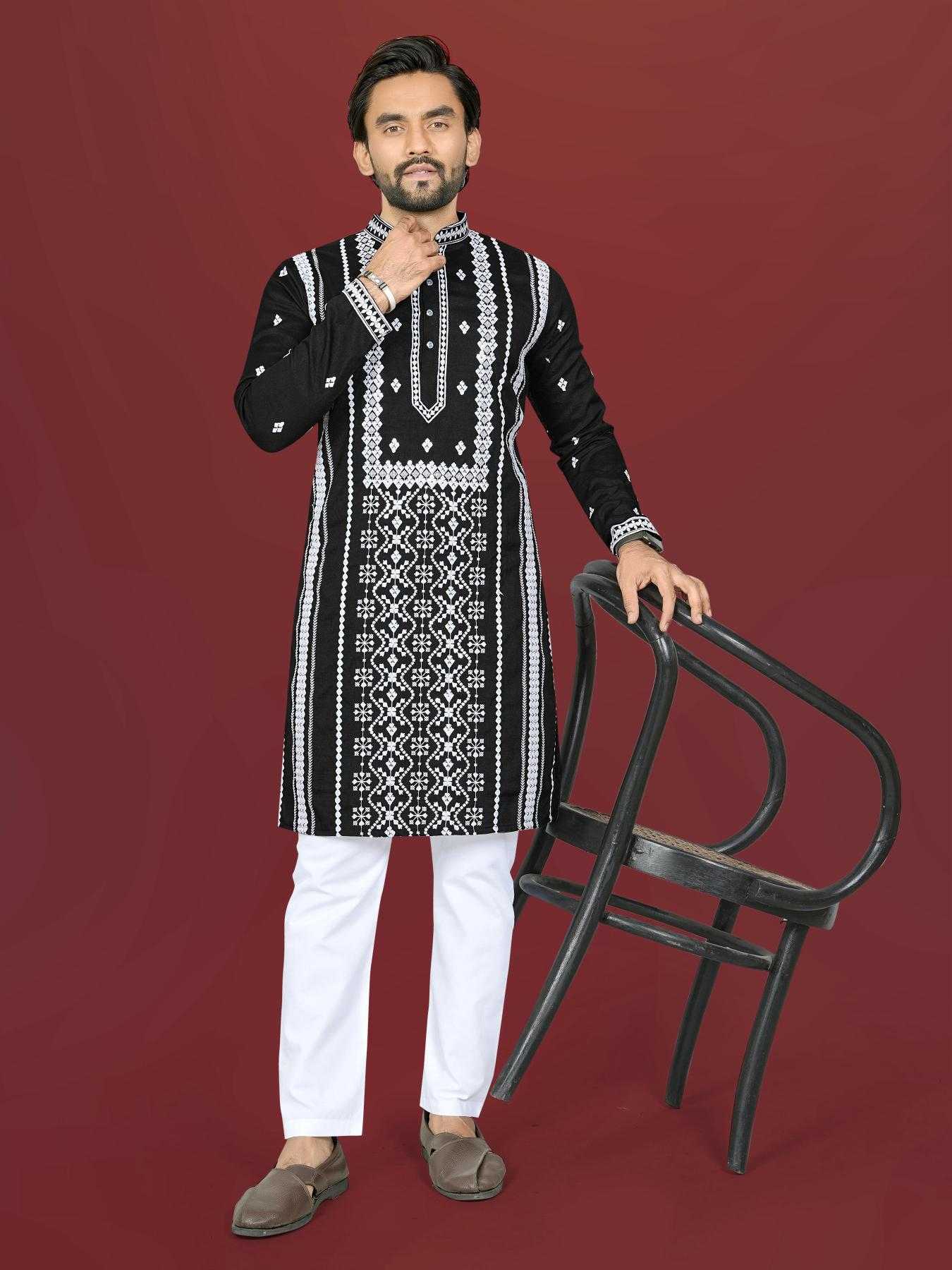 YNF Wholesale Soft Silk Mens Kurta Pyjama KESH747 GULZAAR | Surat Manufacturer