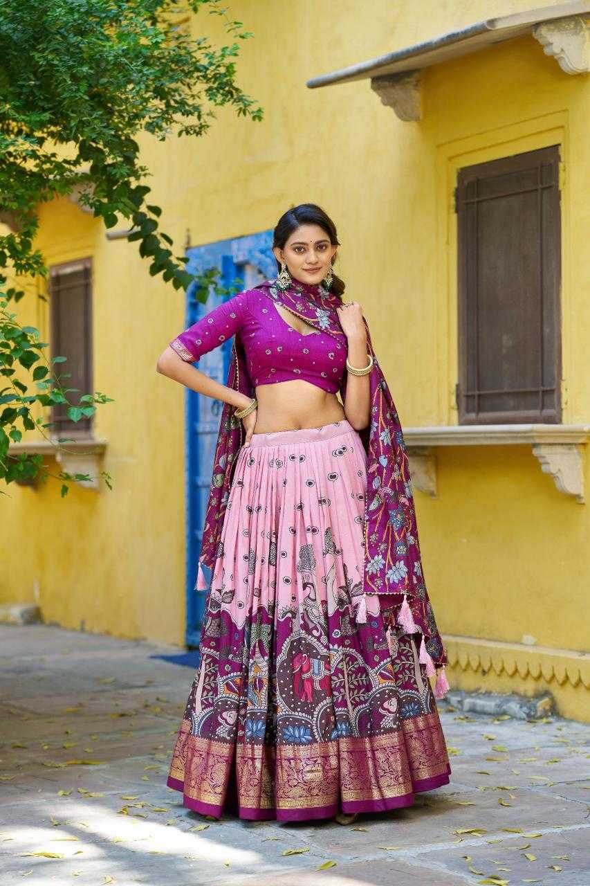 YNF Wholesale Tissue Silk Kalamkari Lehenga KESH134 AKANKSHA | Surat Manufacturer