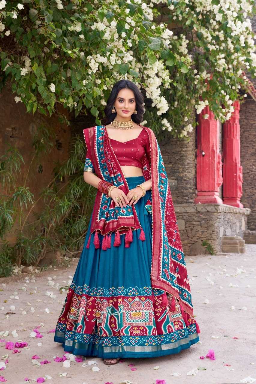 YNF Wholesale Tussar Silk Silk Lehenga KESH173 CHAMELI | Surat Manufacturer