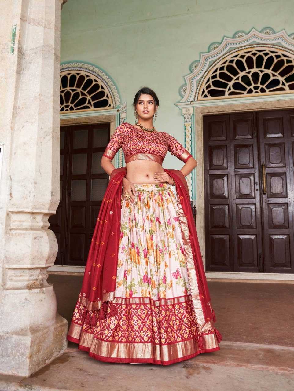 YNF Wholesale Tussar Silk Fancy Lehenga KESH173 FLOWER | Surat Manufacturer