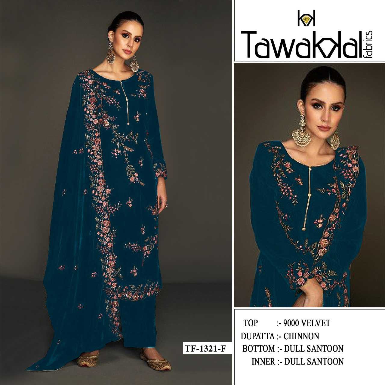 YNF Wholesale Velvet Velvet Suits KESH745 1321 | Surat Manufacturer