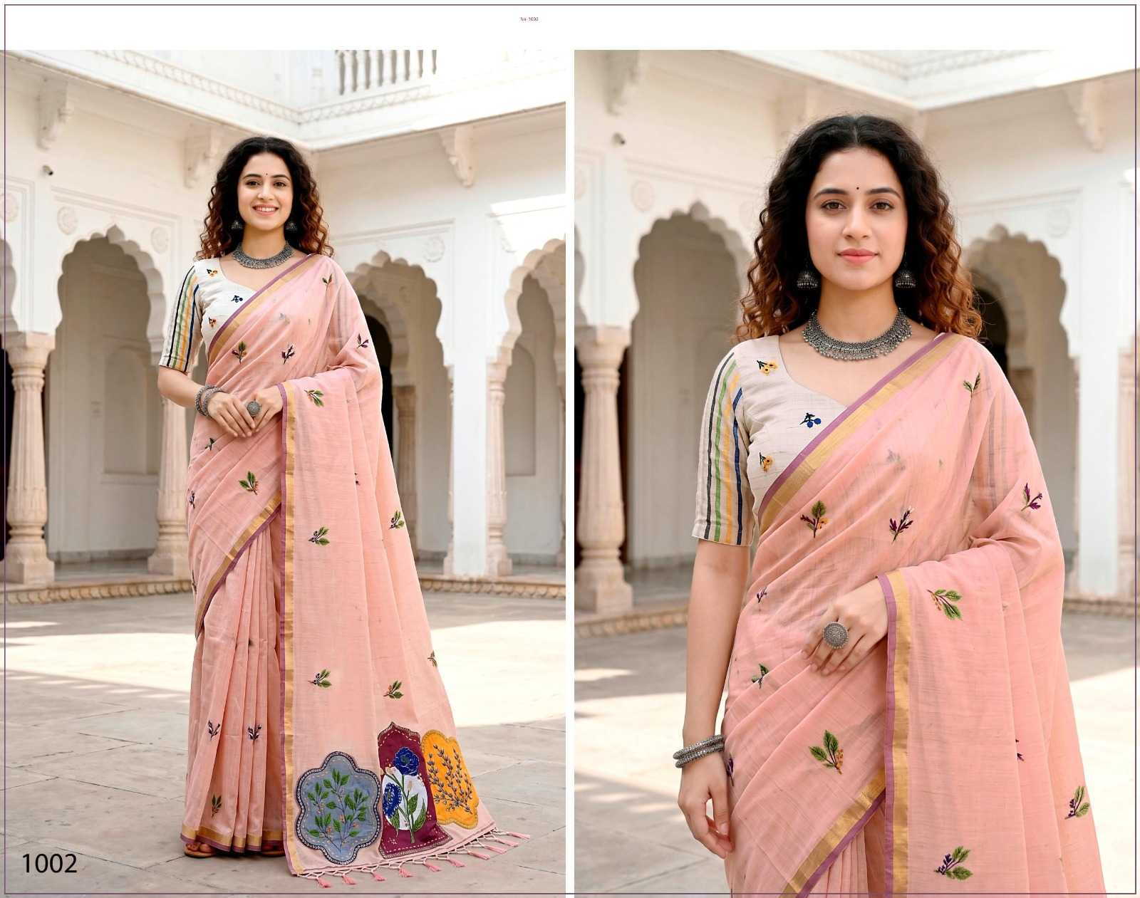 YNF Wholesale Cotton Fancy Sarees  | Surat Manufacturer
