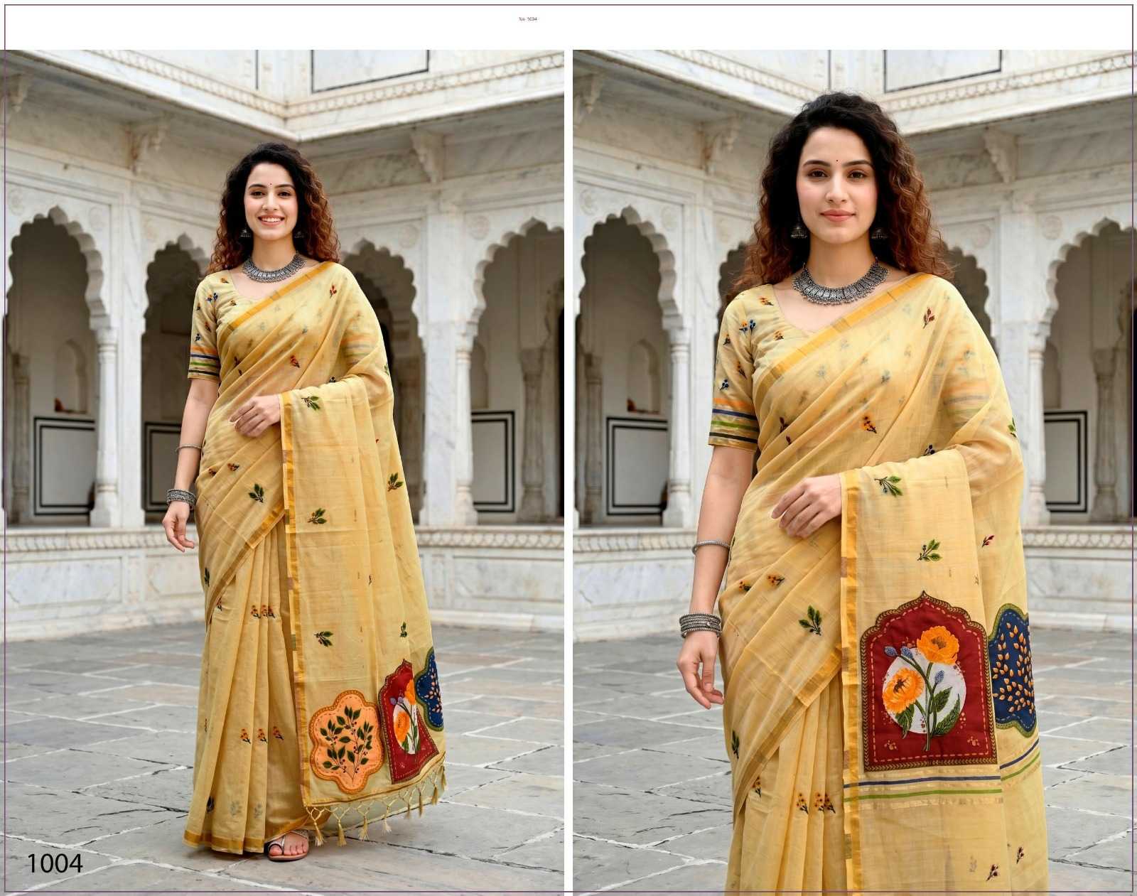 YNF Wholesale Cotton Fancy Sarees  | Surat Manufacturer