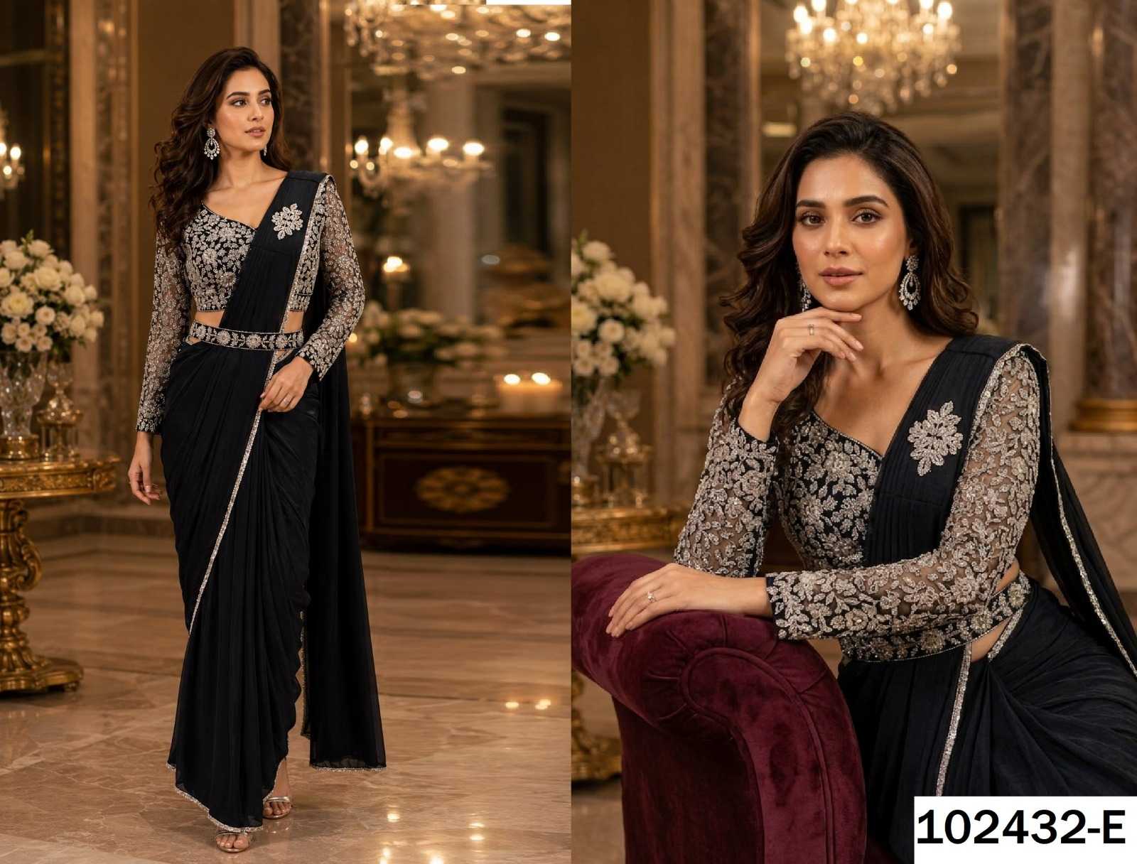 YNF Wholesale Lycra Ready To Wear Sarees  | Surat Manufacturer