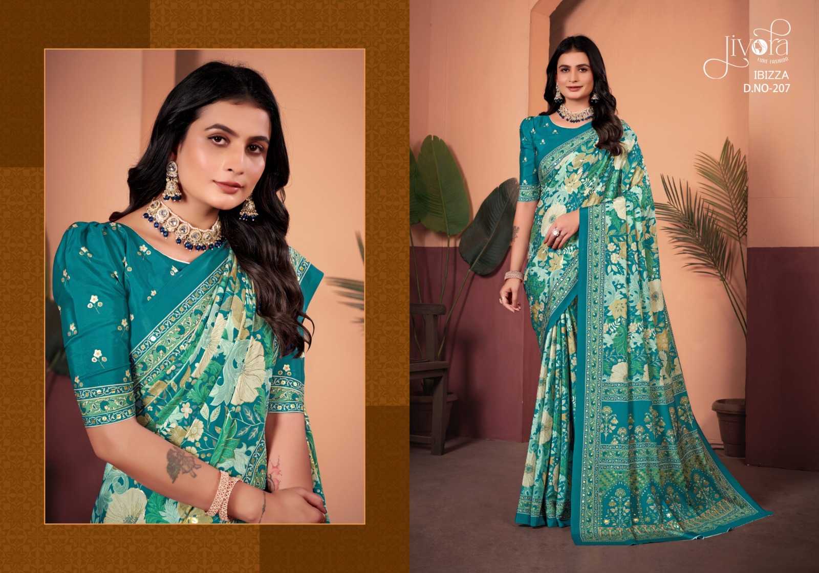 YNF Wholesale Crepe Silk Fancy Sarees  | Surat Manufacturer