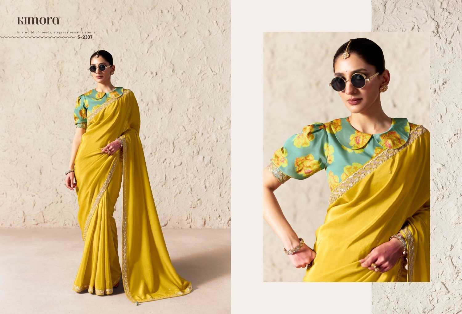 YNF Wholesale Tissue Party Wear Sarees  | Surat Manufacturer