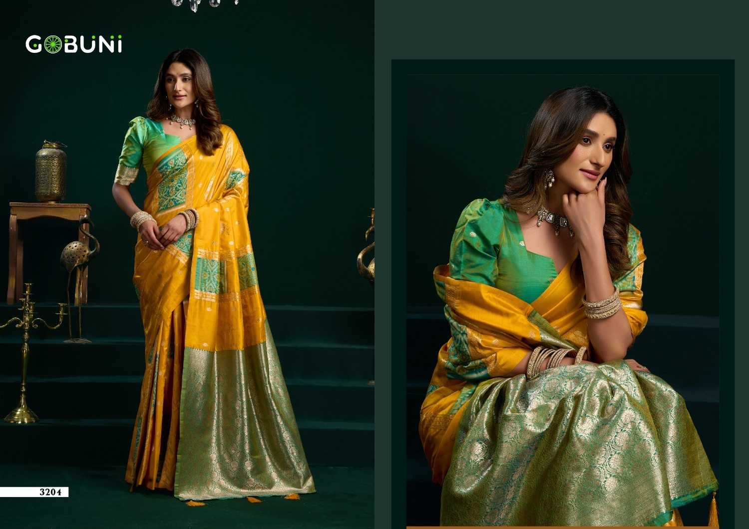 YNF Wholesale Soft Silk Hand Printed Saree  | Surat Manufacturer