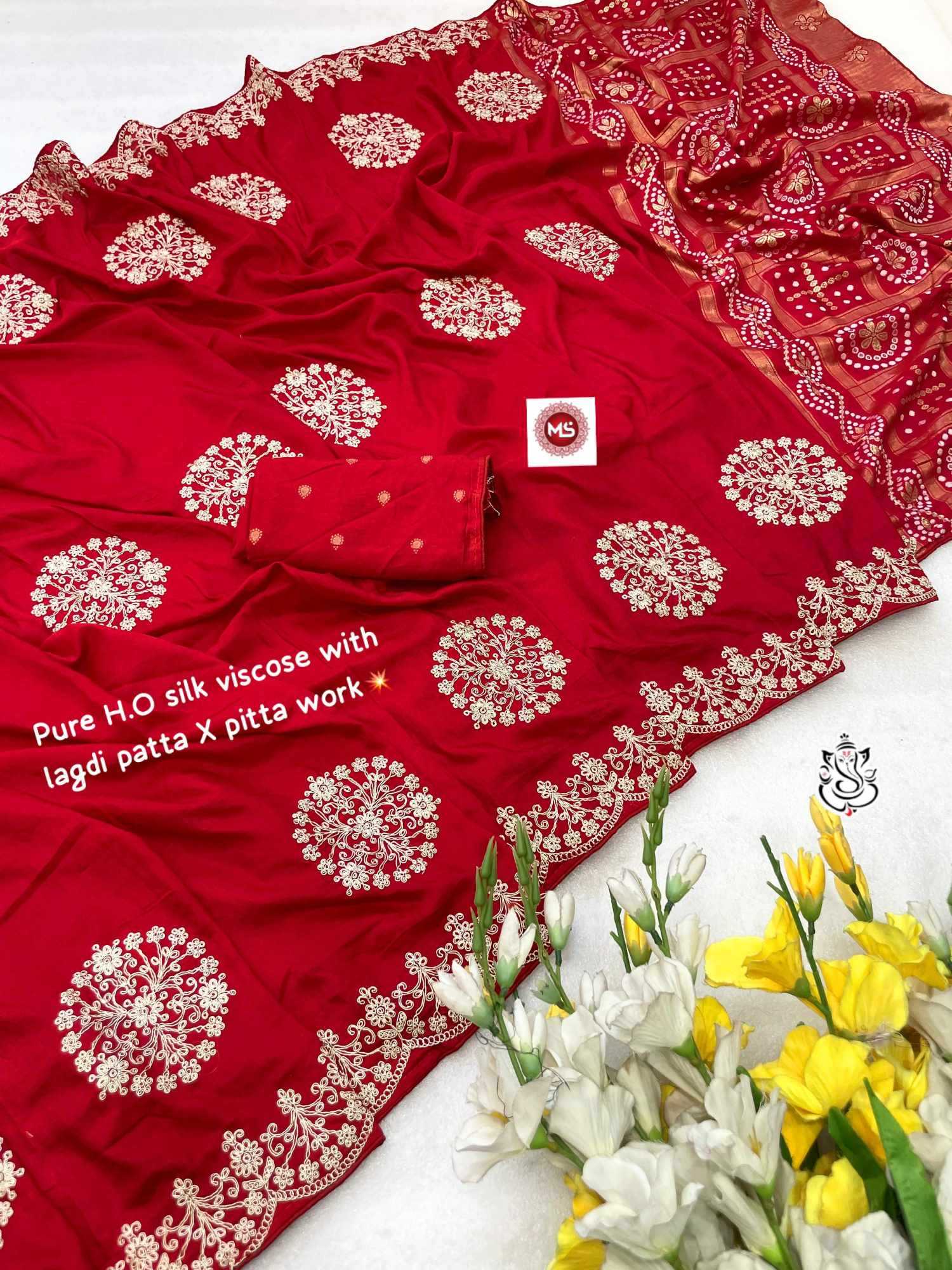 YNF Wholesale Pure Silk Brocade Sarees  | Surat Manufacturer