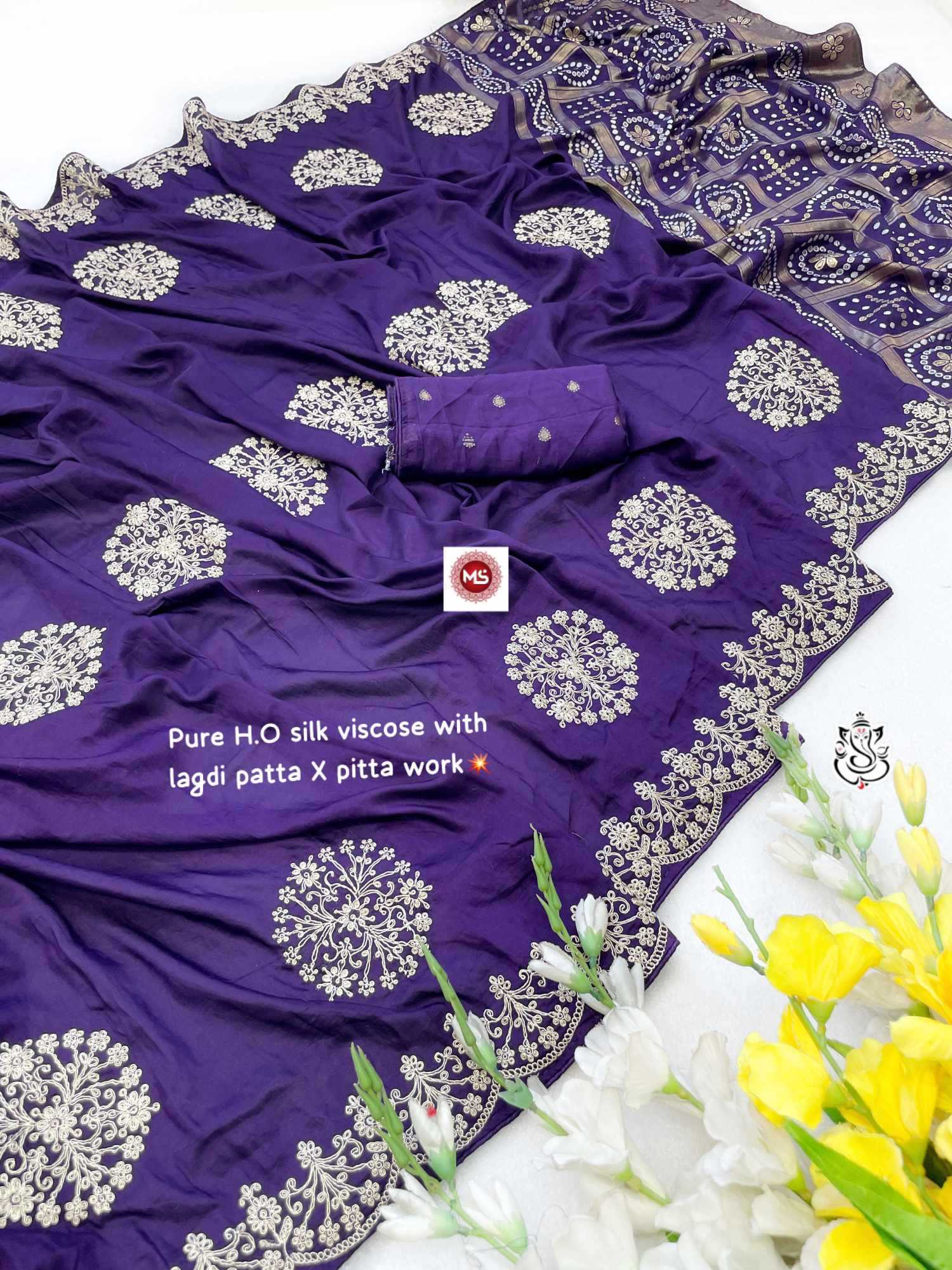 YNF Wholesale Pure Silk Brocade Sarees  | Surat Manufacturer