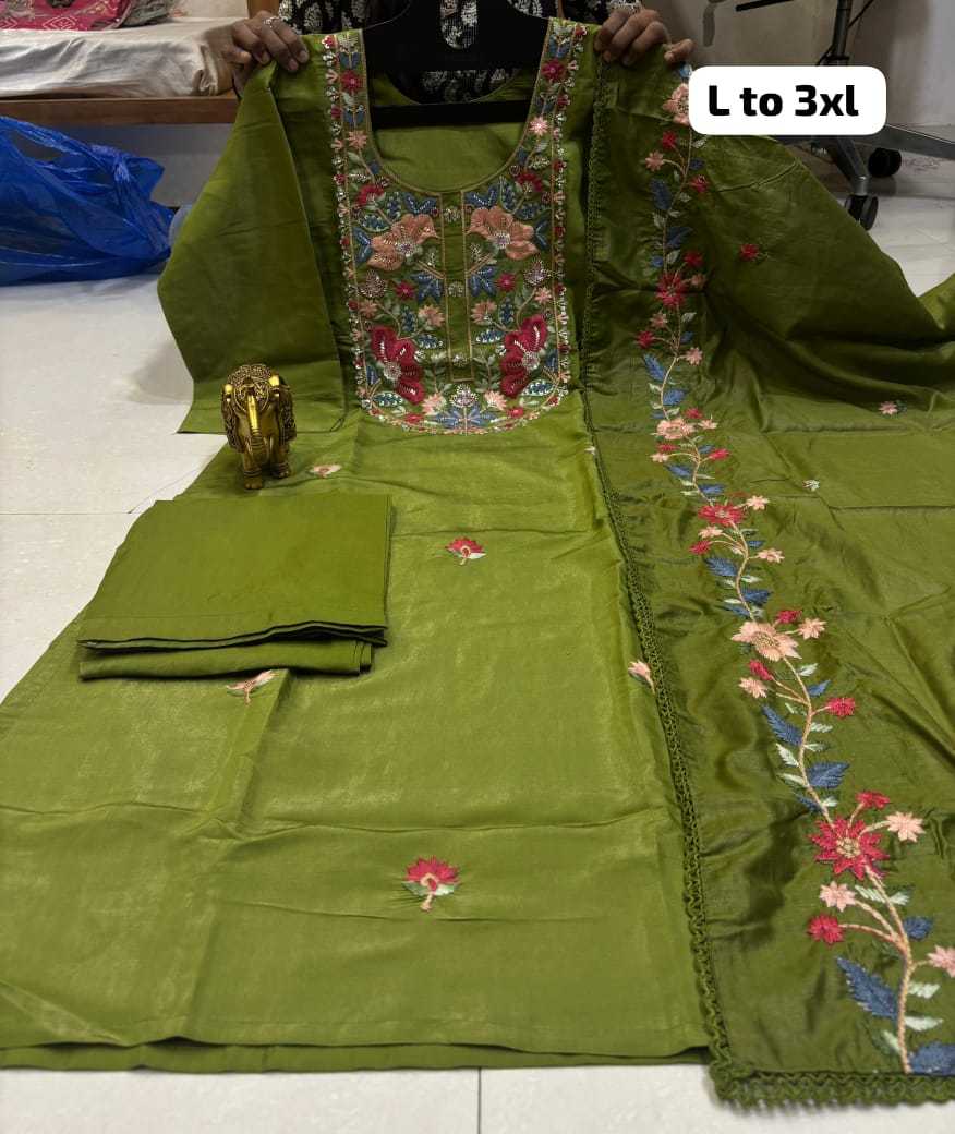 YNF Wholesale Chanderi Soft Long Kurtis  | Surat Manufacturer