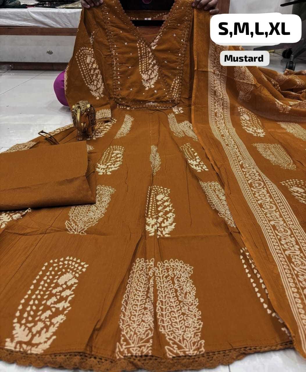 YNF Wholesale Cotton Anarkali Kurtis  | Surat Manufacturer