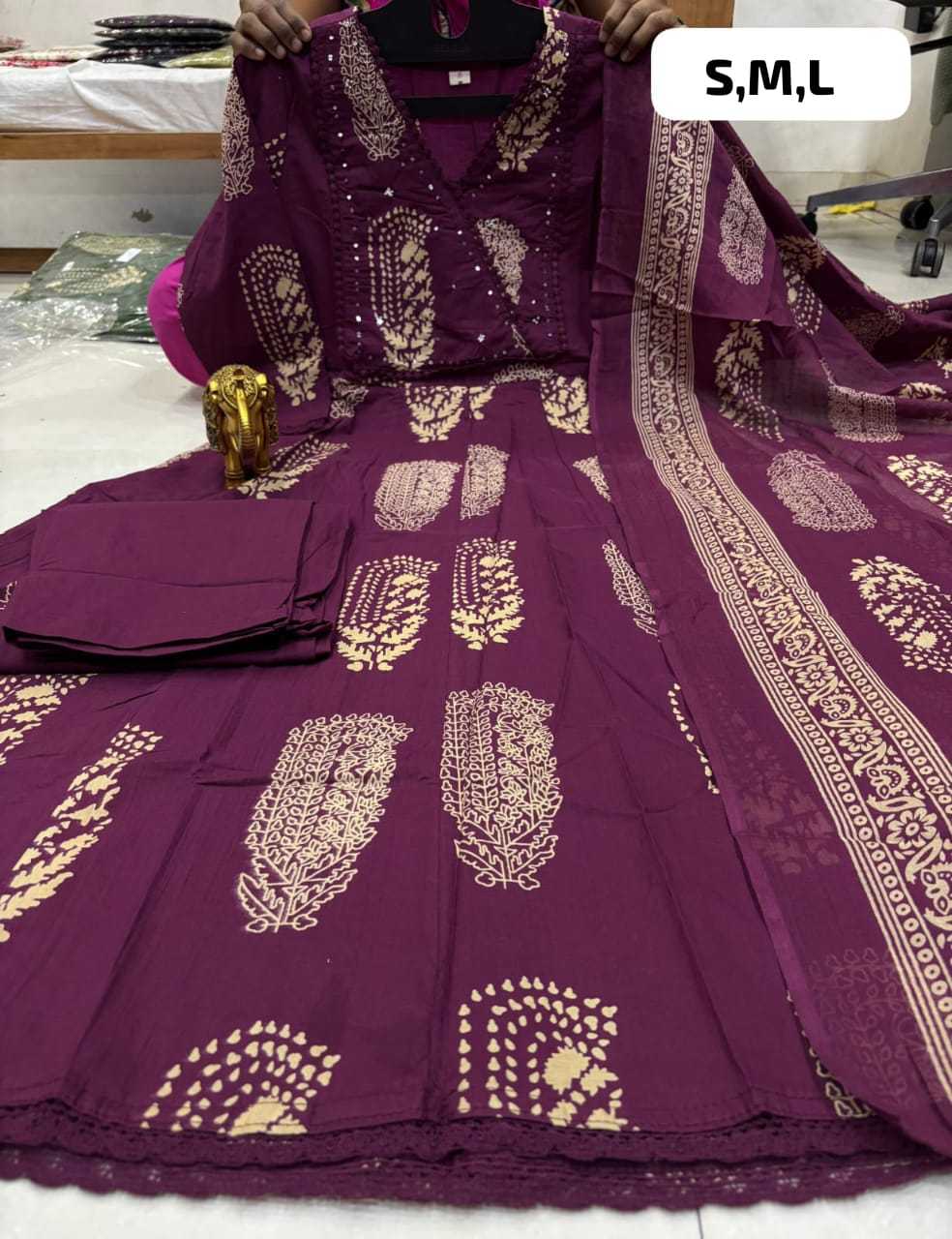 YNF Wholesale Cotton Anarkali Kurtis  | Surat Manufacturer