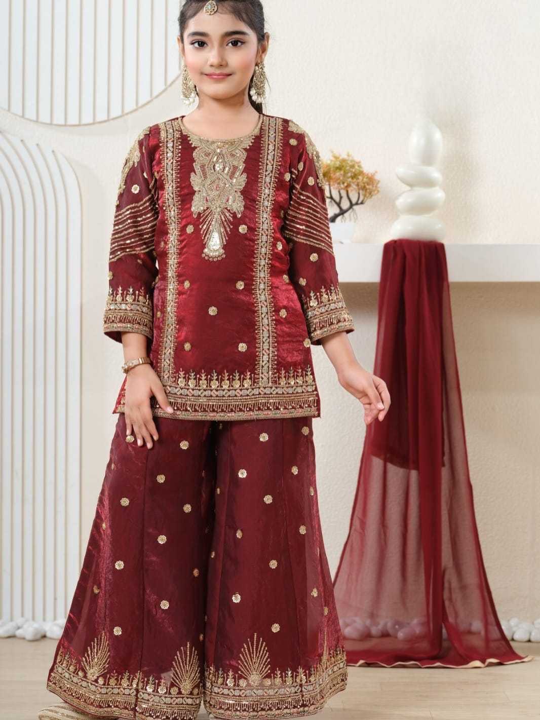 YNF Wholesale Premium Silk Kids Suit  | Surat Manufacturer