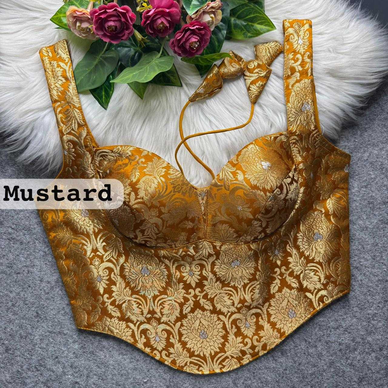 YNF Wholesale Banarasi Soft Silk Blouse  | Surat Manufacturer