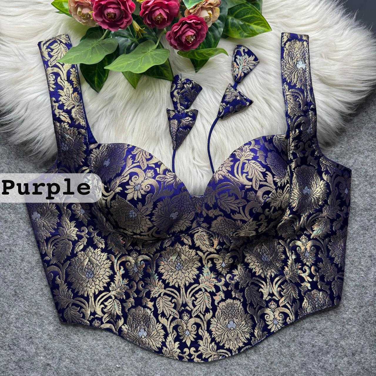 YNF Wholesale Banarasi Soft Silk Blouse  | Surat Manufacturer