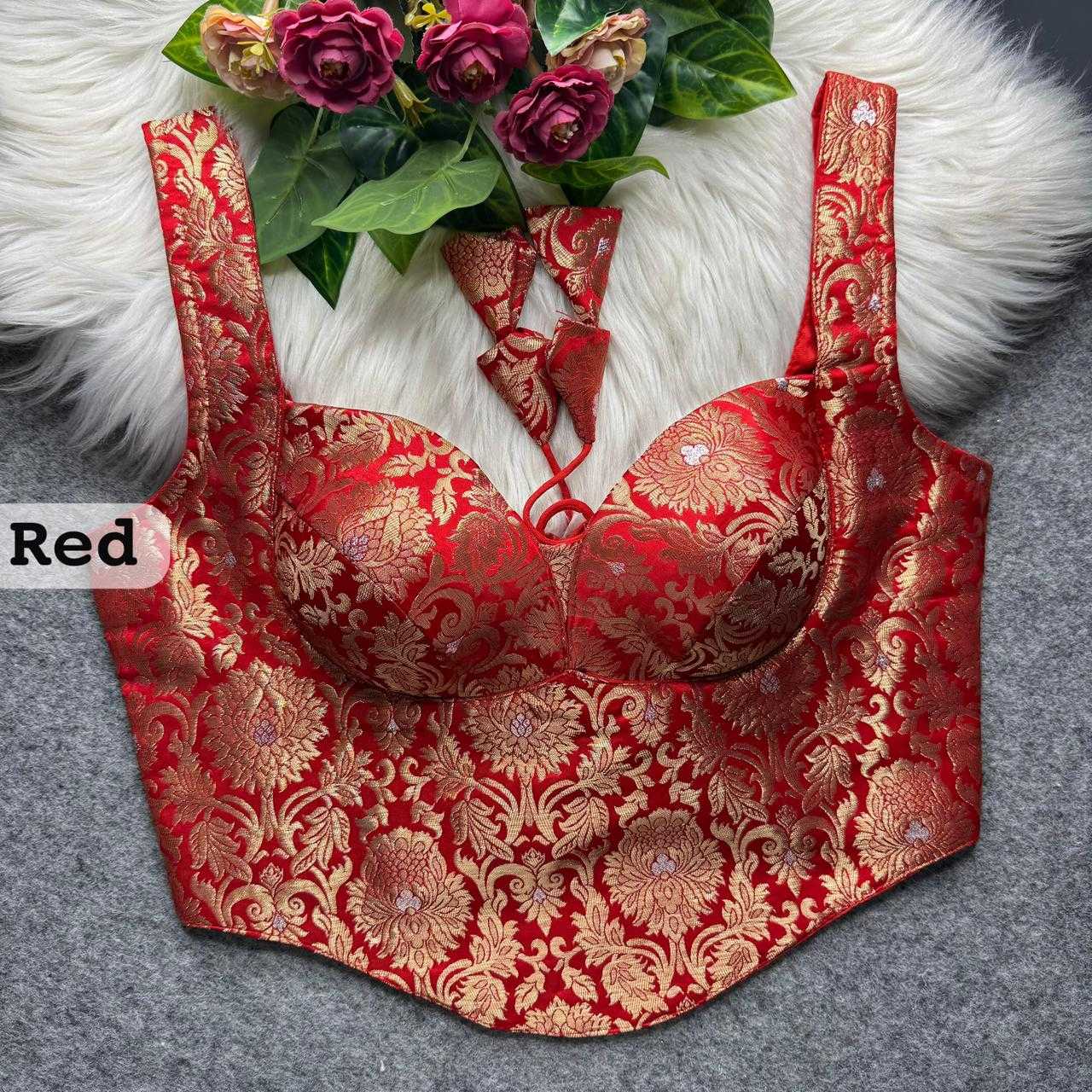 YNF Wholesale Banarasi Soft Silk Blouse  | Surat Manufacturer