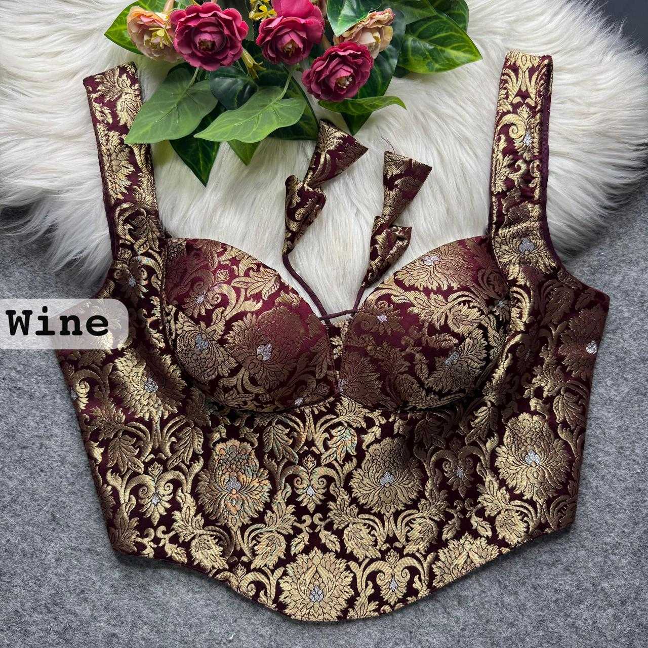 YNF Wholesale Banarasi Soft Silk Blouse  | Surat Manufacturer