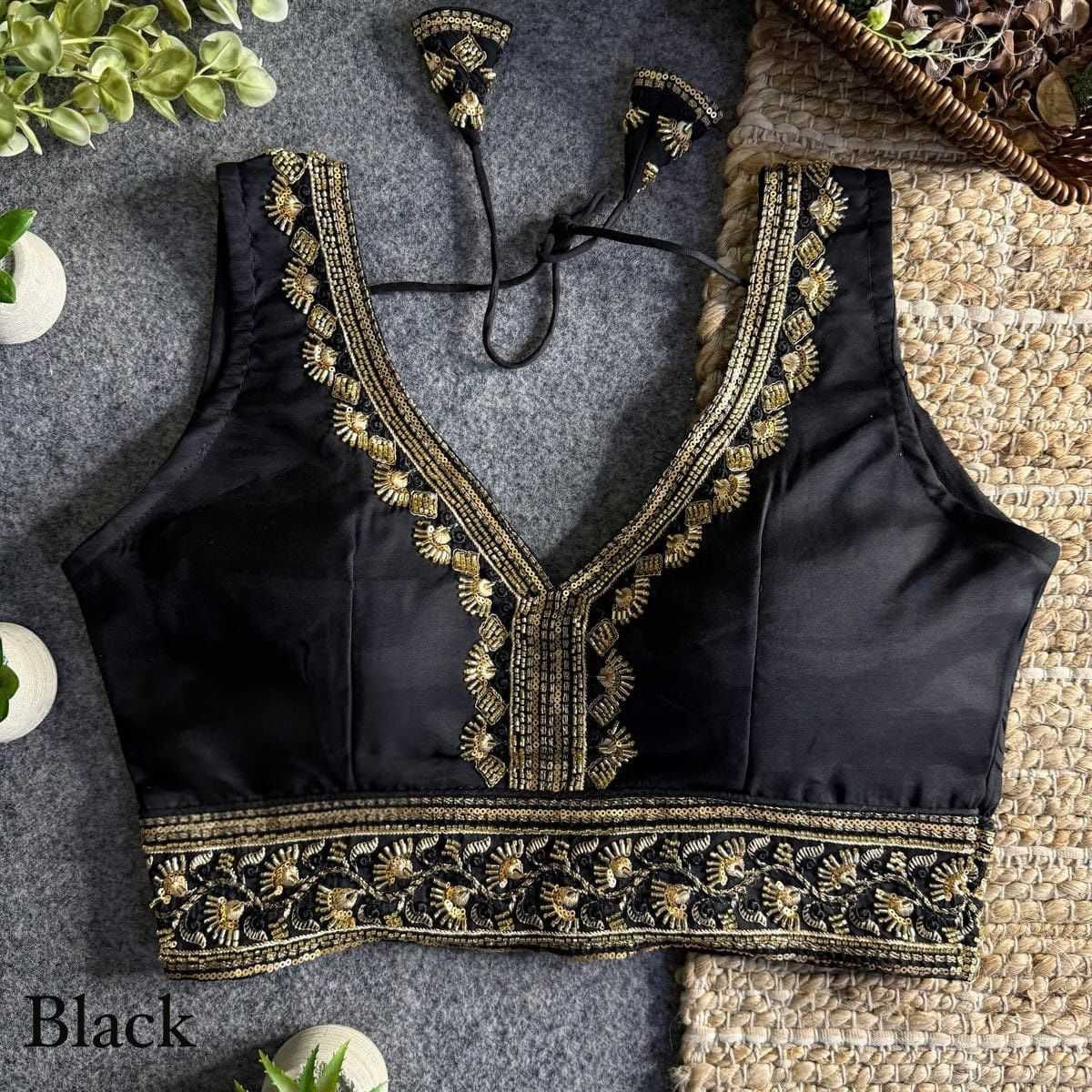 YNF Wholesale Heavy Roman Silk Blouse  | Surat Manufacturer