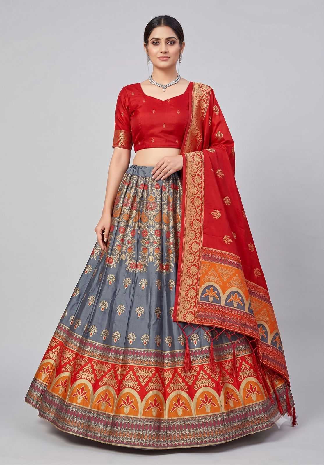 YNF Wholesale Banarasi Soft Silk Designer Lehenga  | Surat Manufacturer