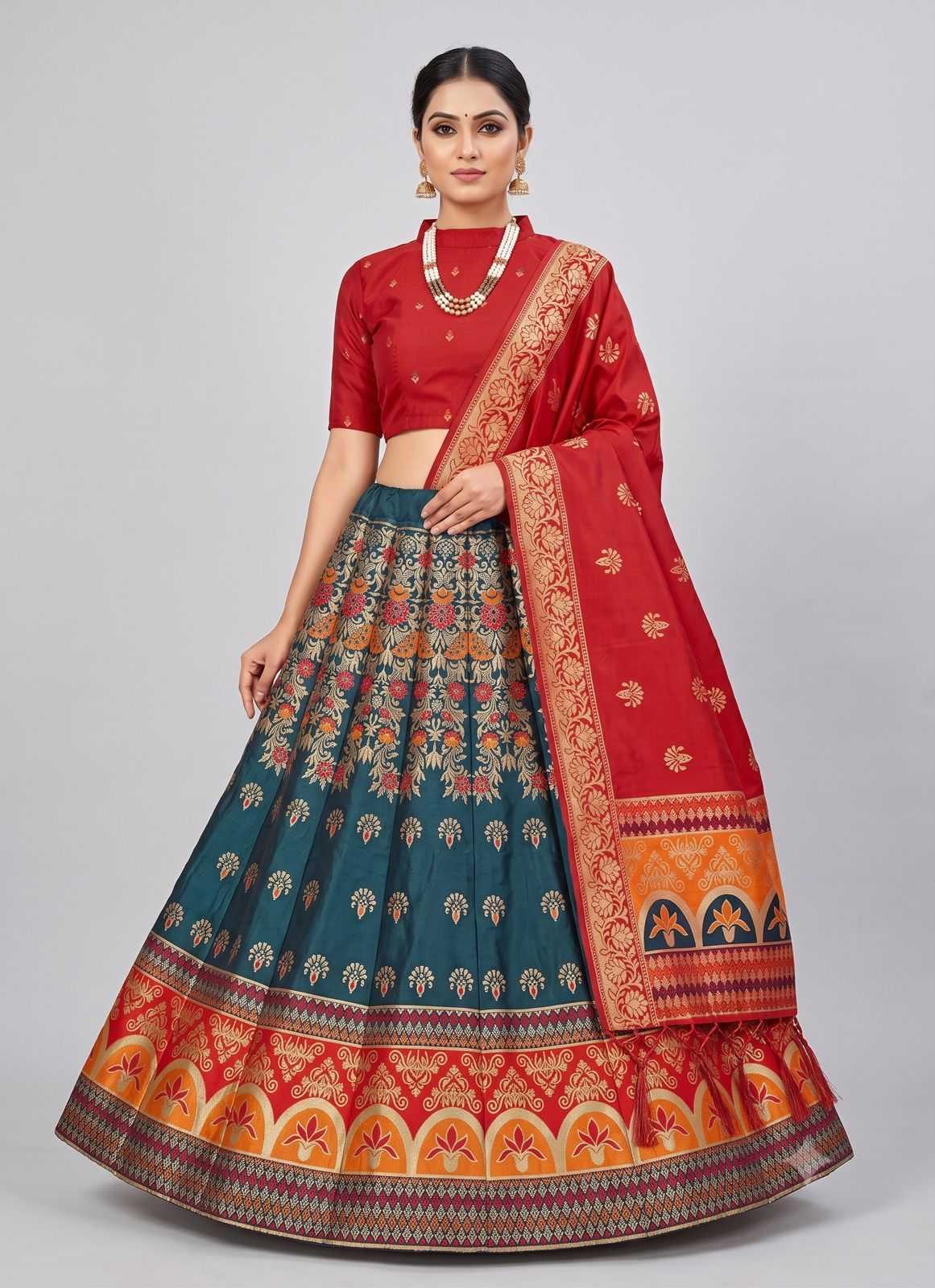 YNF Wholesale Banarasi Soft Silk Designer Lehenga  | Surat Manufacturer