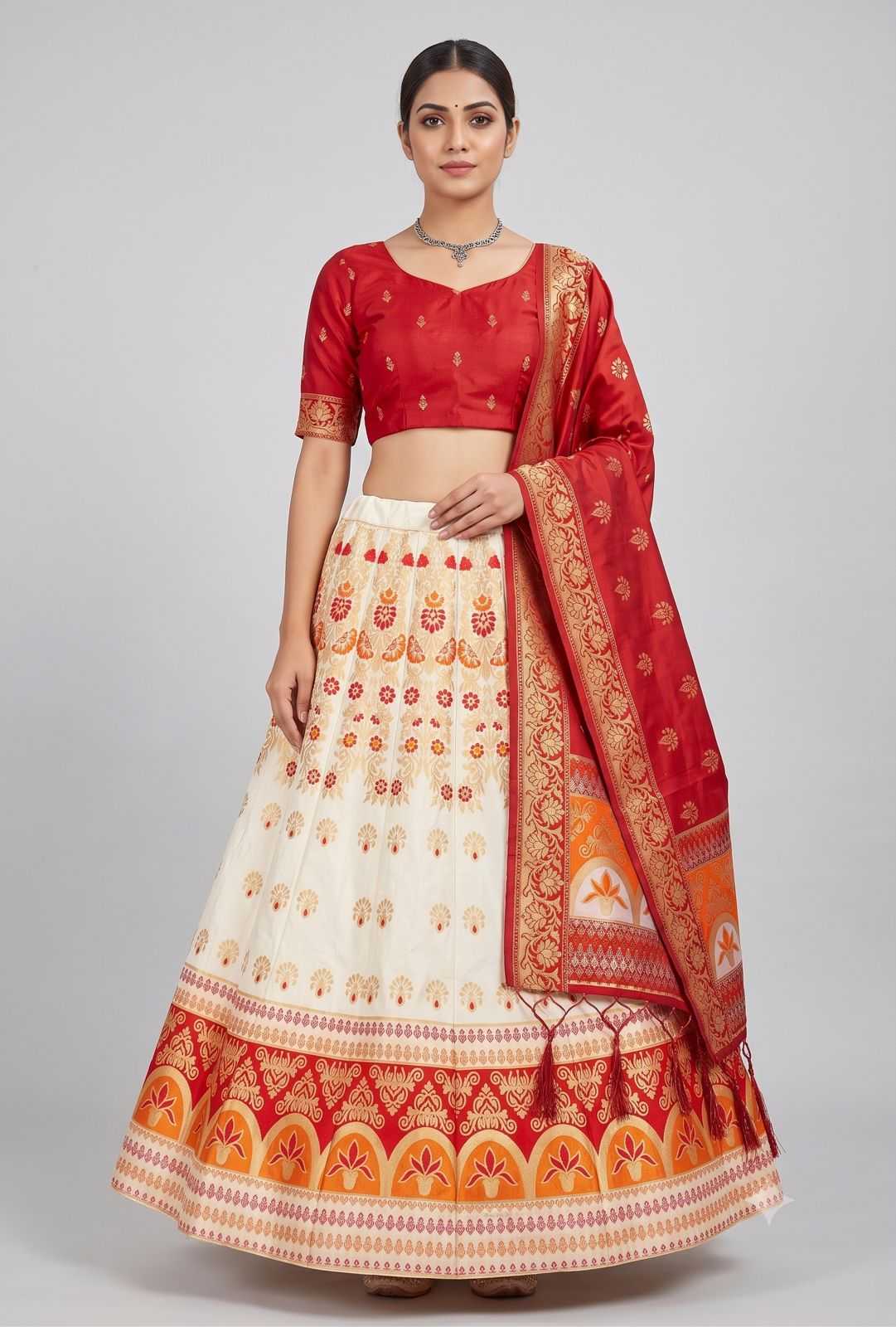 YNF Wholesale Banarasi Soft Silk Designer Lehenga  | Surat Manufacturer