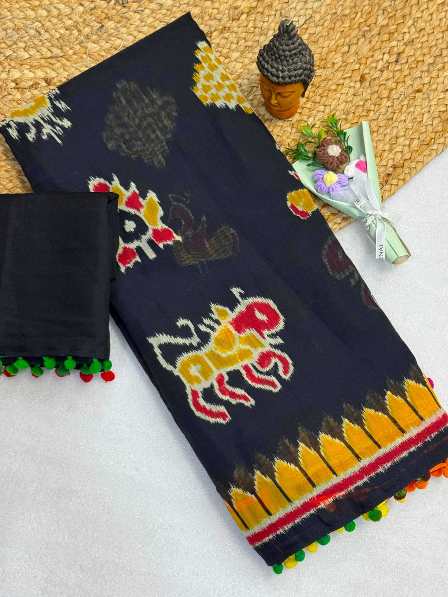 YNF Wholesale Cotton Printed Sarees  | Surat Manufacturer