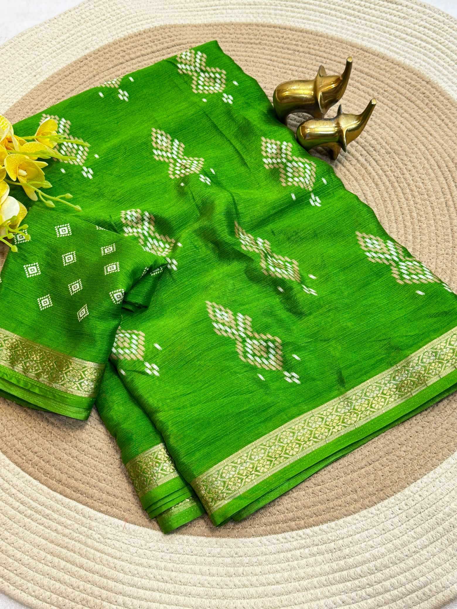 YNF Wholesale Chinon Silk Traditional Silk Sarees  | Surat Manufacturer