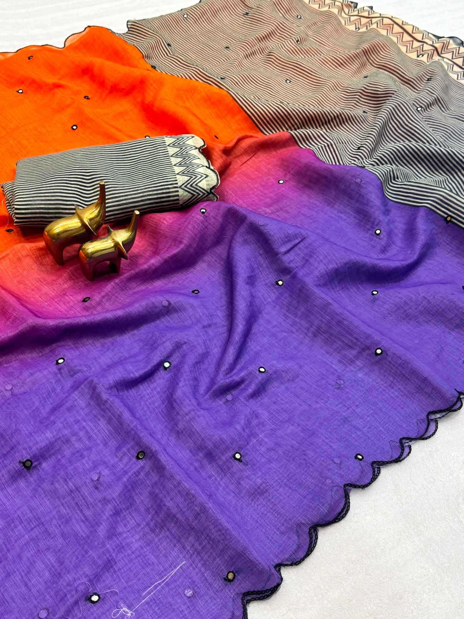 YNF Wholesale Cotton Printed Cotton Saree  | Surat Manufacturer
