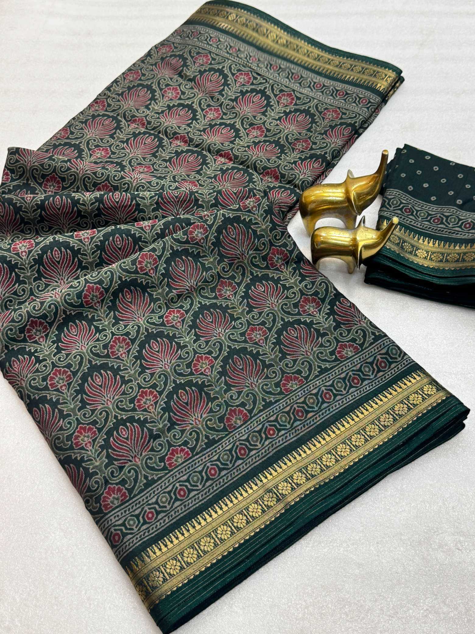 YNF Wholesale Cotton Printed Sarees  | Surat Manufacturer