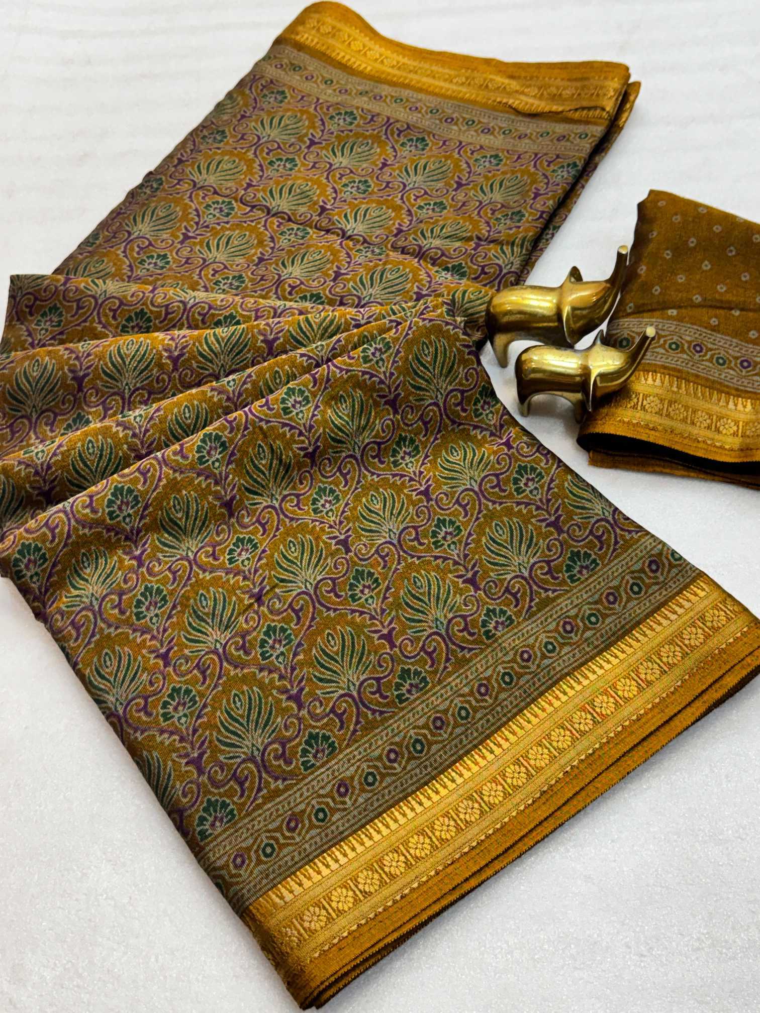 YNF Wholesale Cotton Printed Sarees  | Surat Manufacturer