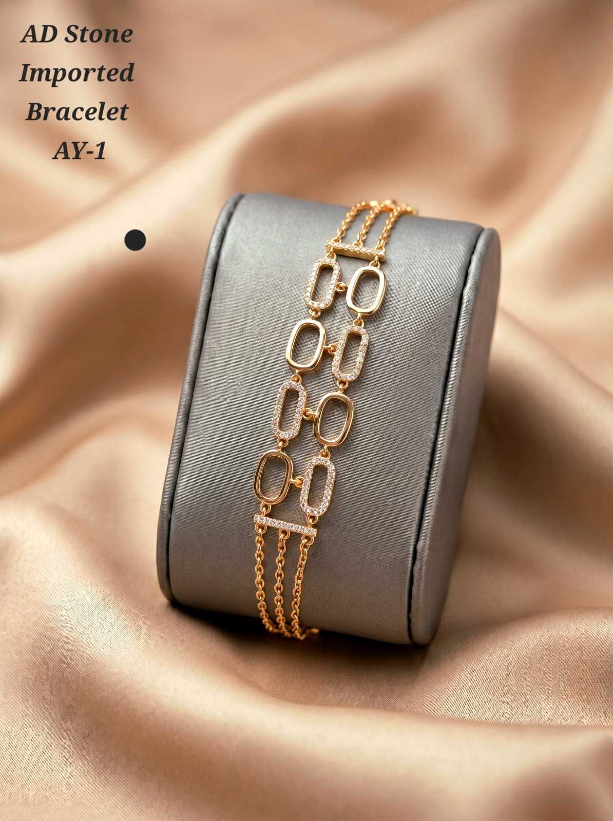 YNF Wholesale Brass Brass Gold Bracelets  | Surat Manufacturer
