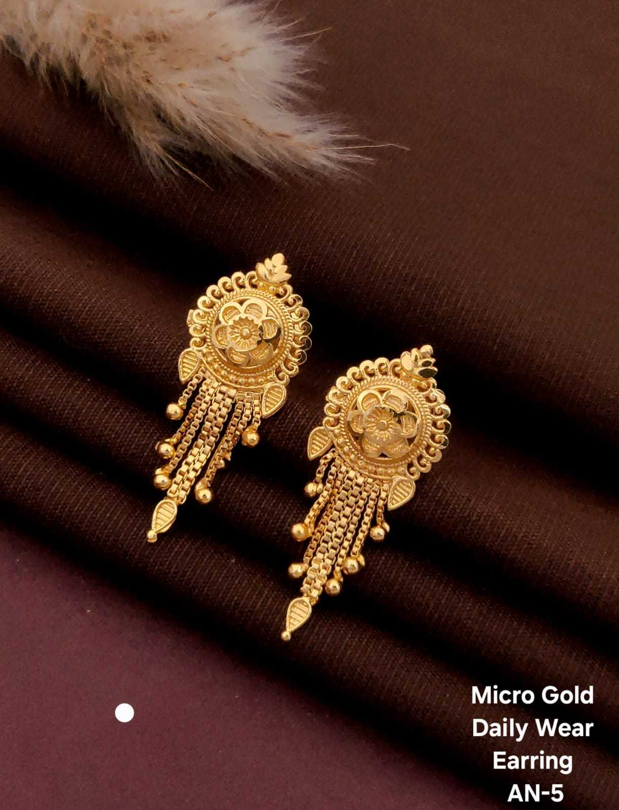 YNF Wholesale Brass Fancy Earrings  | Surat Manufacturer