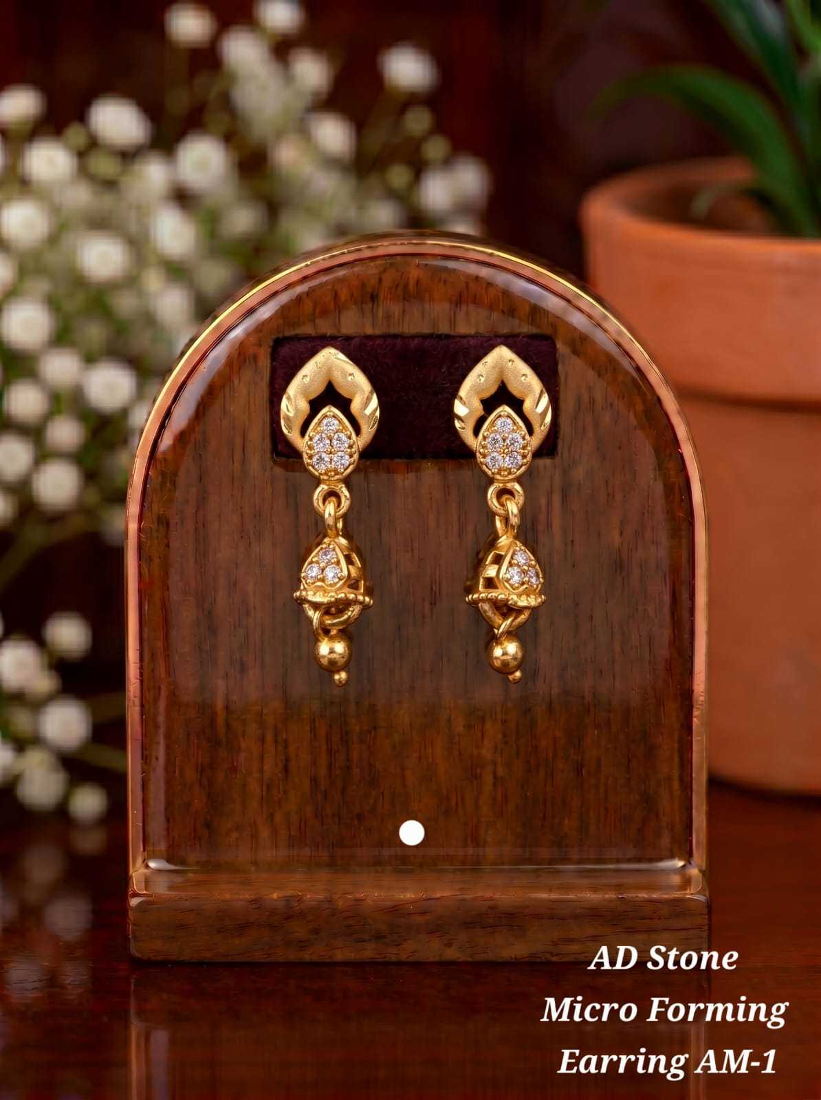 YNF Wholesale Brass Fancy Earrings  | Surat Manufacturer