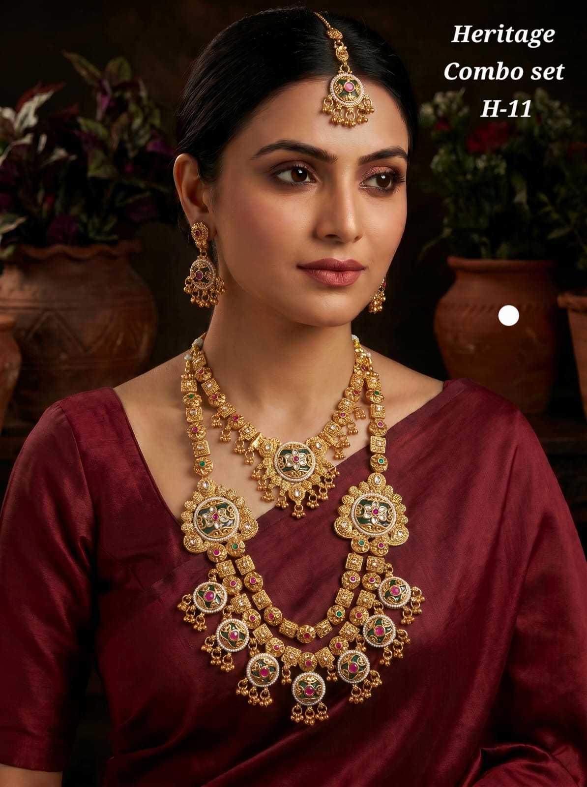 YNF Wholesale Brass Fancy Mala Necklaces  | Surat Manufacturer