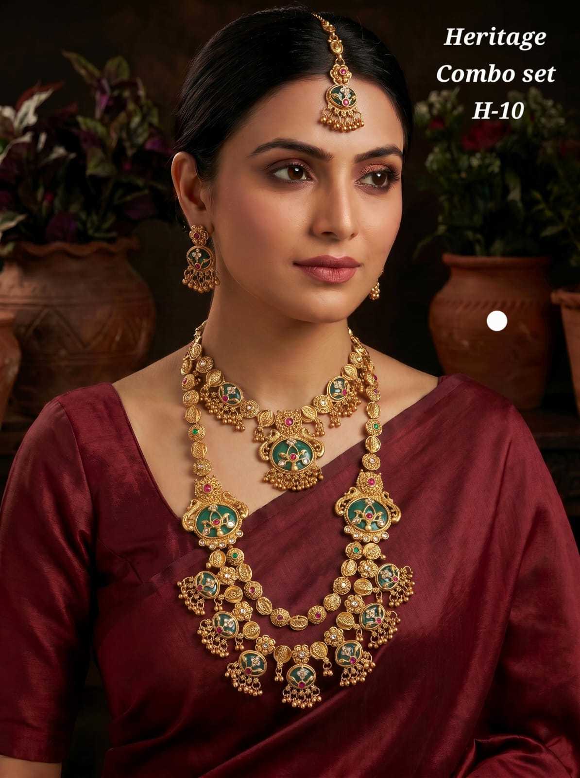 YNF Wholesale Brass Fancy Mala Necklaces  | Surat Manufacturer