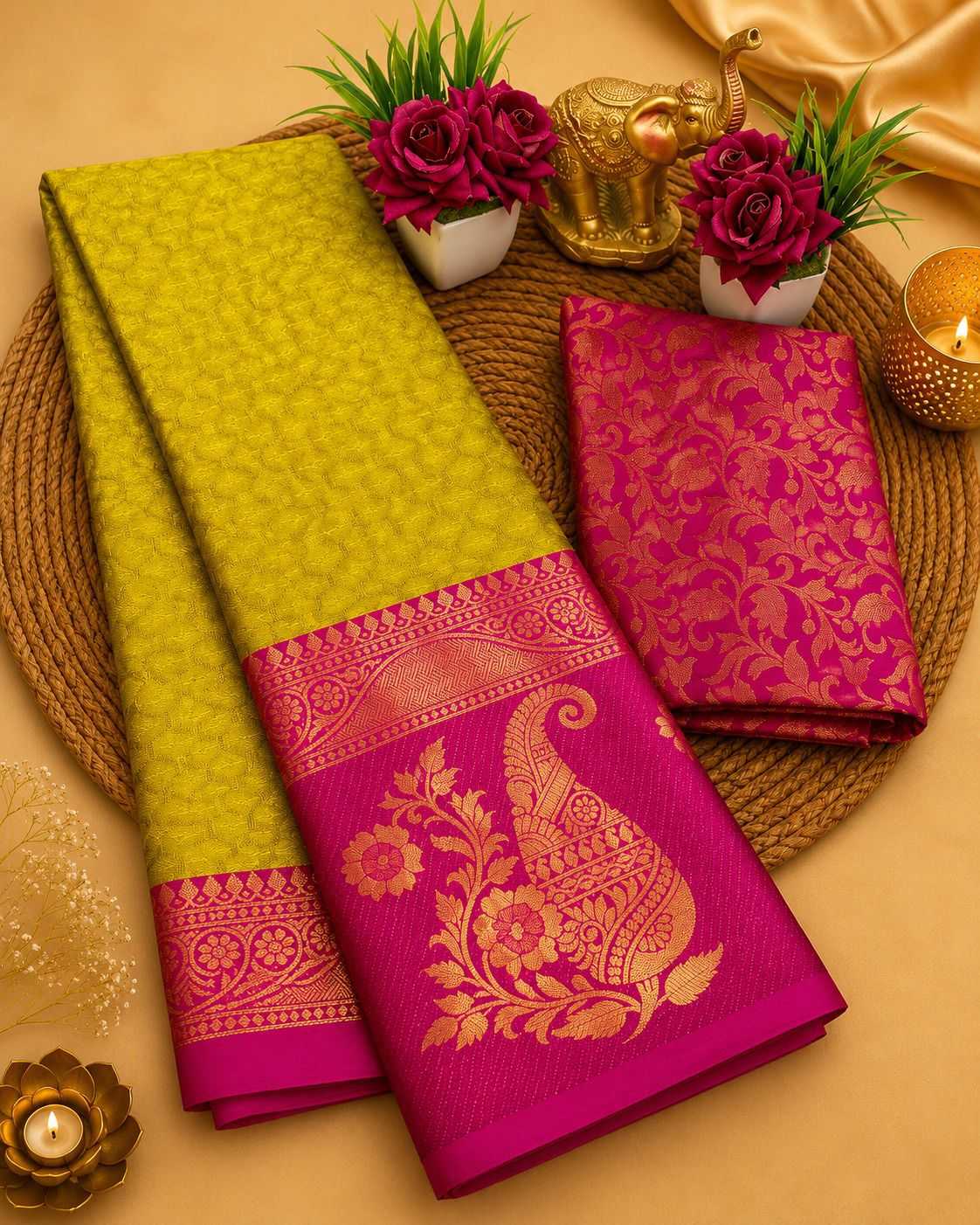 YNF Wholesale Soft Cotton Silk Traditional Silk Sarees  | Surat Manufacturer