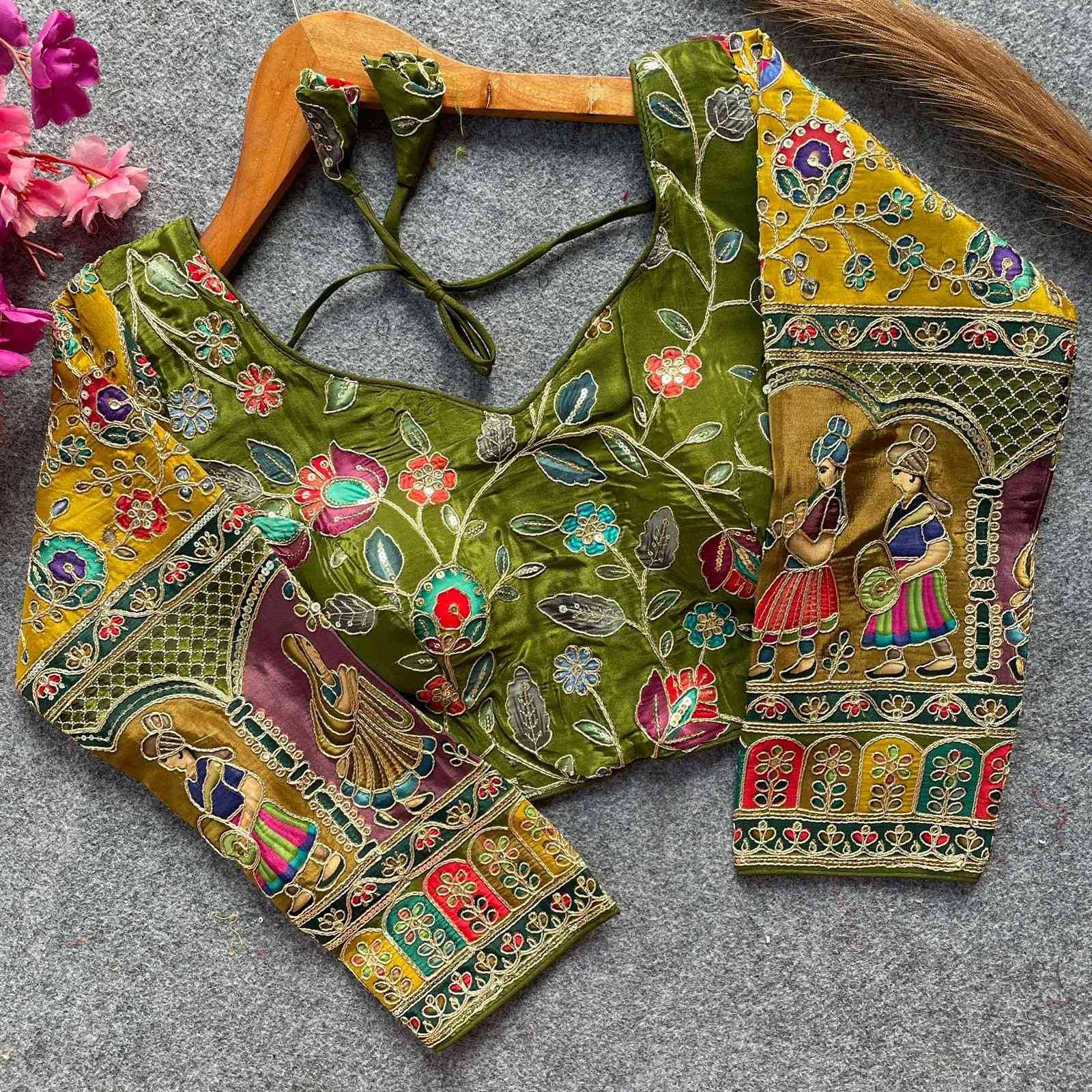 YNF Wholesale Pure Crepe Blouse  | Surat Manufacturer