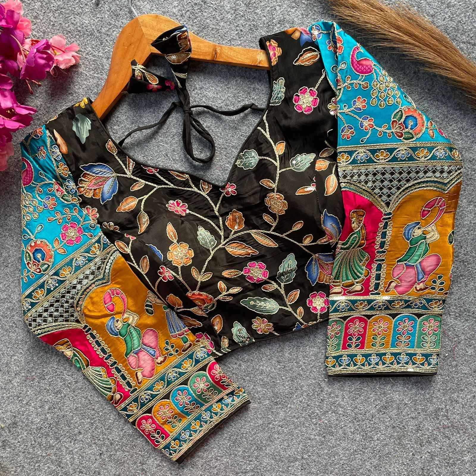 YNF Wholesale Pure Crepe Blouse  | Surat Manufacturer