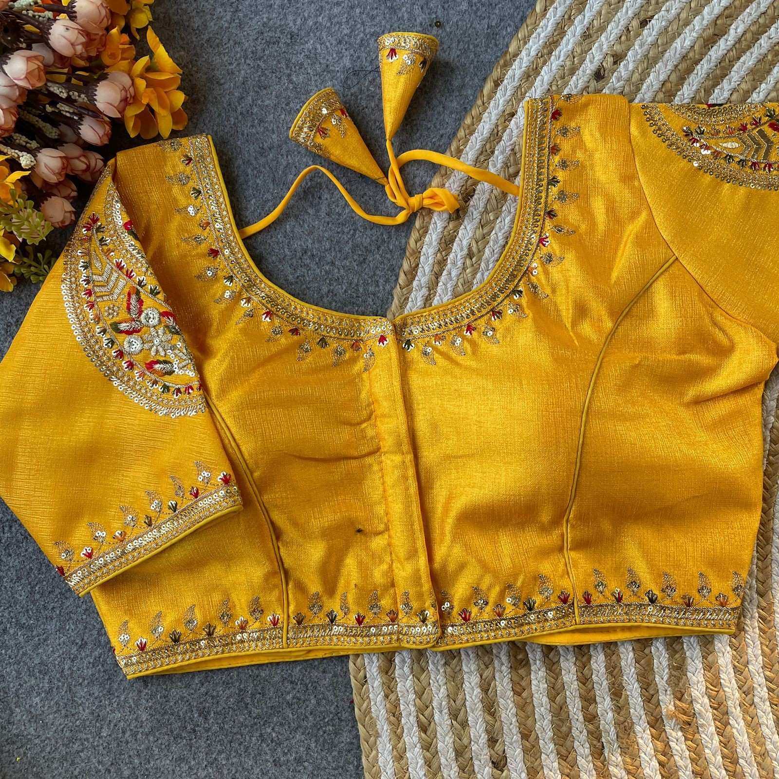 YNF Wholesale Silk Blouse  | Surat Manufacturer